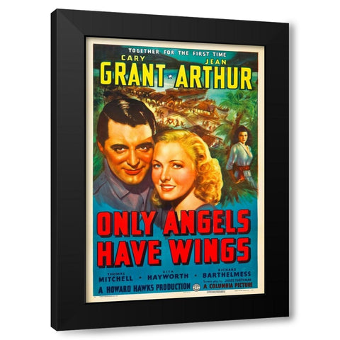 Only Angels Have Wings-1939 Black Modern Wood Framed Art Print by Vintage Hollywood Archive