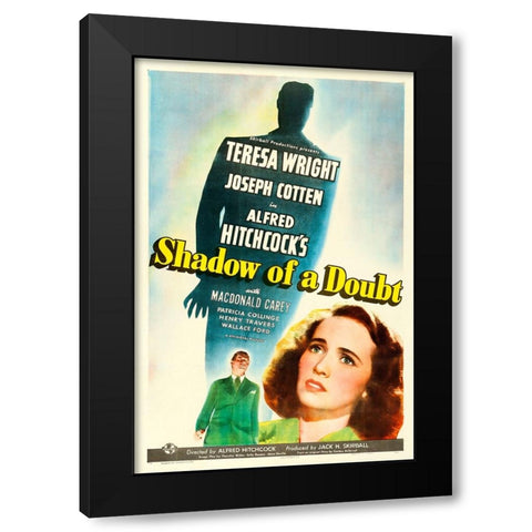 Shadow of a Doubt-1942 Black Modern Wood Framed Art Print with Double Matting by Vintage Hollywood Archive