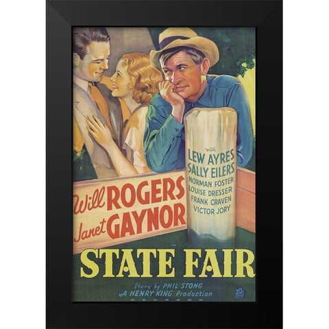 State Fair-1933 Black Modern Wood Framed Art Print by Vintage Hollywood Archive