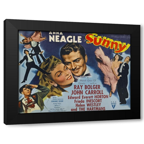 Sunny-1941 Black Modern Wood Framed Art Print with Double Matting by Vintage Hollywood Archive