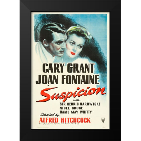 Suspicion-1941 Black Modern Wood Framed Art Print by Vintage Hollywood Archive