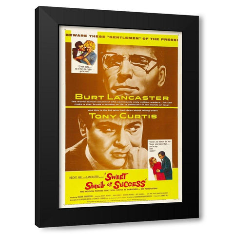 Sweet Smell of Success-1957 Black Modern Wood Framed Art Print with Double Matting by Vintage Hollywood Archive