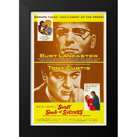 Sweet Smell of Success-1957 Black Modern Wood Framed Art Print by Vintage Hollywood Archive