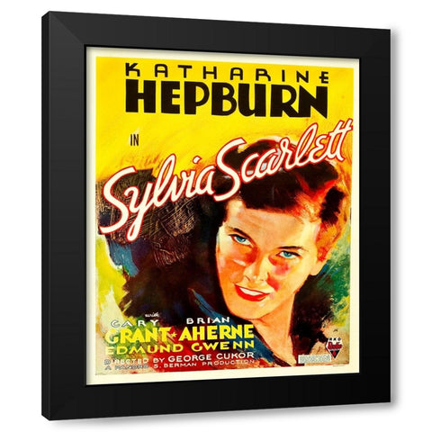 Sylvia Scarlett-1935 Black Modern Wood Framed Art Print by Vintage Hollywood Archive