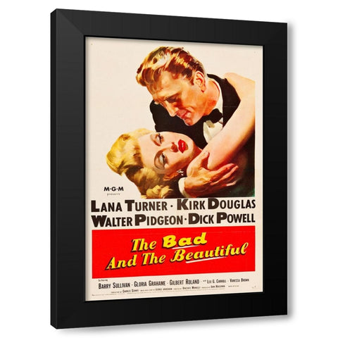 The Bad and the Beautiful-1952 Black Modern Wood Framed Art Print by Vintage Hollywood Archive
