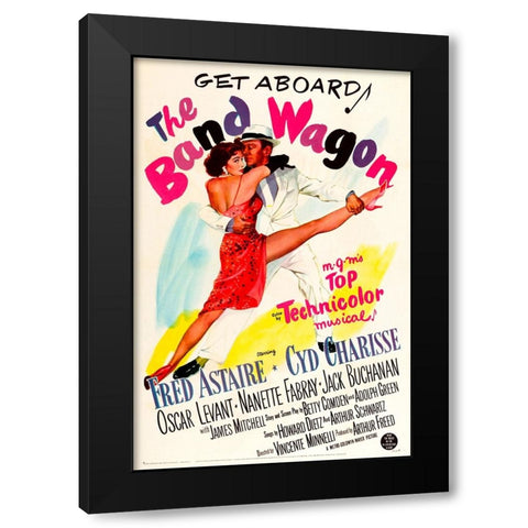 The Band Wagon-1953 Black Modern Wood Framed Art Print by Vintage Hollywood Archive