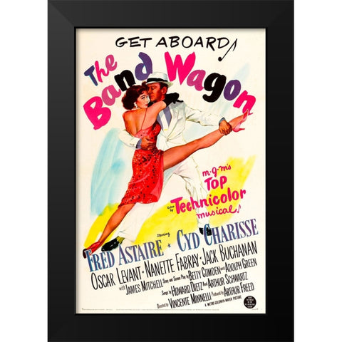 The Band Wagon-1953 Black Modern Wood Framed Art Print by Vintage Hollywood Archive