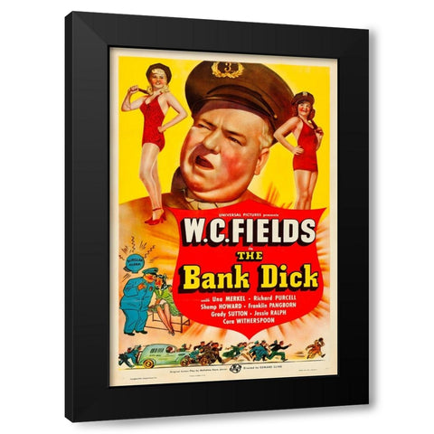 The Bank Dick-1940 Black Modern Wood Framed Art Print with Double Matting by Vintage Hollywood Archive