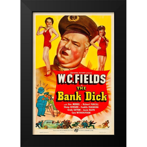 The Bank Dick-1940 Black Modern Wood Framed Art Print by Vintage Hollywood Archive