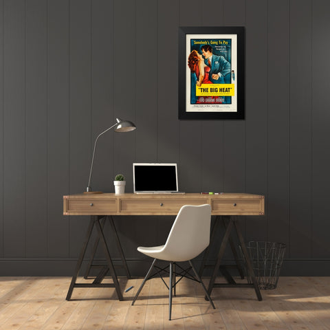 The Big Heat-1953 Black Modern Wood Framed Art Print by Vintage Hollywood Archive
