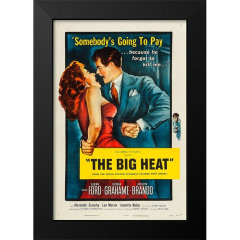 The Big Heat-1953 Black Modern Wood Framed Art Print by Vintage Hollywood Archive