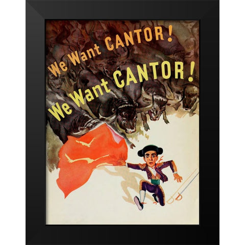 The Kid from Spain-1932 Black Modern Wood Framed Art Print by Vintage Hollywood Archive