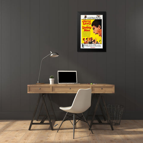 The Ladies Man-1961 Black Modern Wood Framed Art Print by Vintage Hollywood Archive