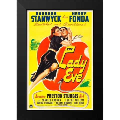 The Lady Eve-1941 Black Modern Wood Framed Art Print by Vintage Hollywood Archive