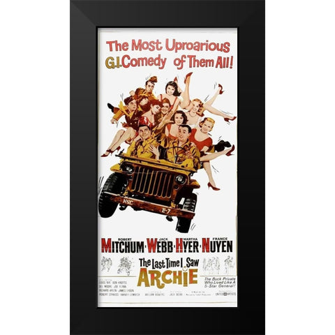 The Last Time I Saw Archie Black Modern Wood Framed Art Print by Vintage Hollywood Archive