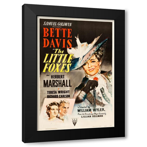The Little Foxes-1941 Black Modern Wood Framed Art Print by Vintage Hollywood Archive