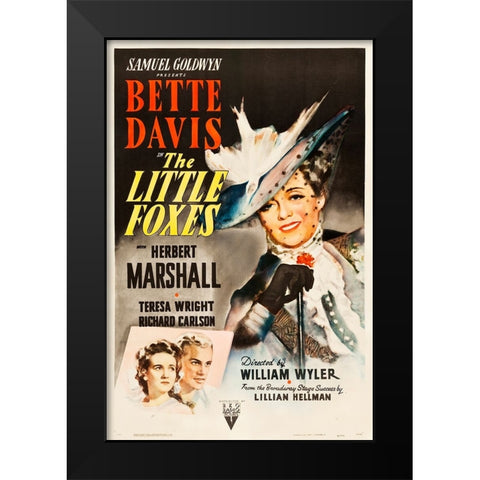 The Little Foxes-1941 Black Modern Wood Framed Art Print by Vintage Hollywood Archive