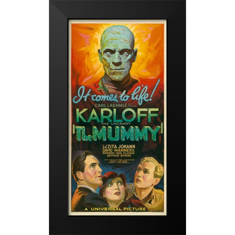 The Mummy-1932 Black Modern Wood Framed Art Print by Vintage Hollywood Archive
