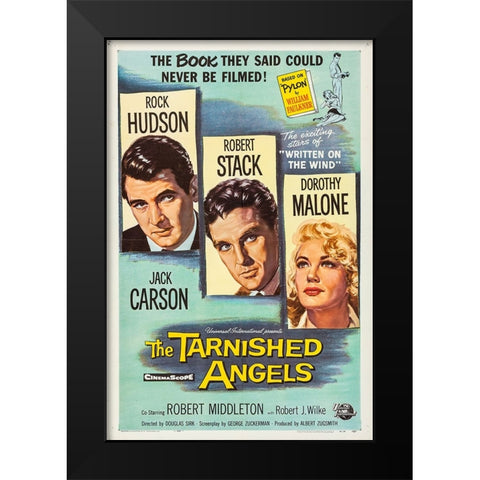 The Tarnished Angels-1958 Black Modern Wood Framed Art Print by Vintage Hollywood Archive