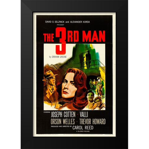 The Third Man-1949 Black Modern Wood Framed Art Print by Vintage Hollywood Archive