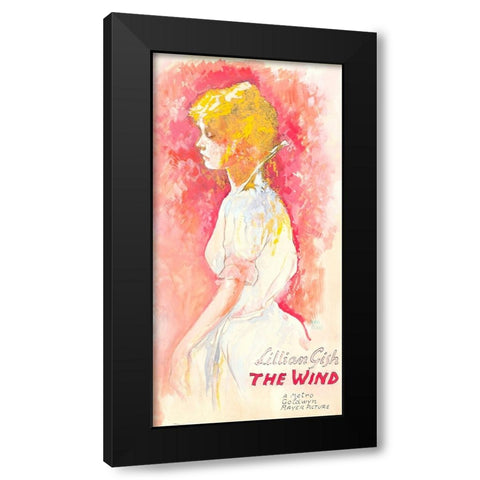 The Wind-1928 Black Modern Wood Framed Art Print with Double Matting by Vintage Hollywood Archive