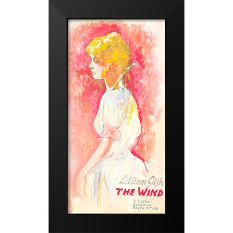 The Wind-1928 Black Modern Wood Framed Art Print by Vintage Hollywood Archive