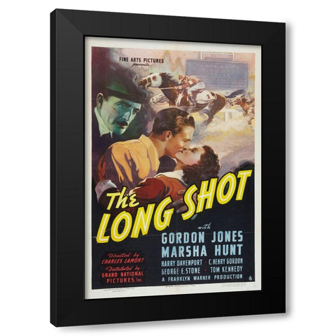 The Long Shot-1939 Black Modern Wood Framed Art Print by Vintage Hollywood Archive