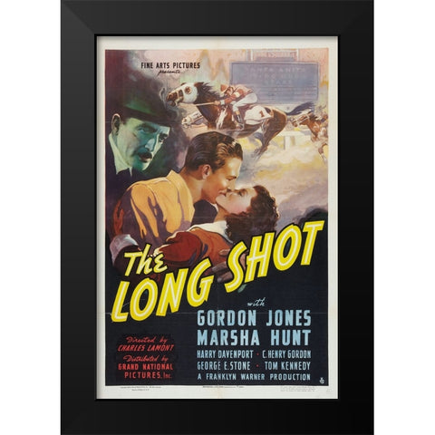 The Long Shot-1939 Black Modern Wood Framed Art Print by Vintage Hollywood Archive