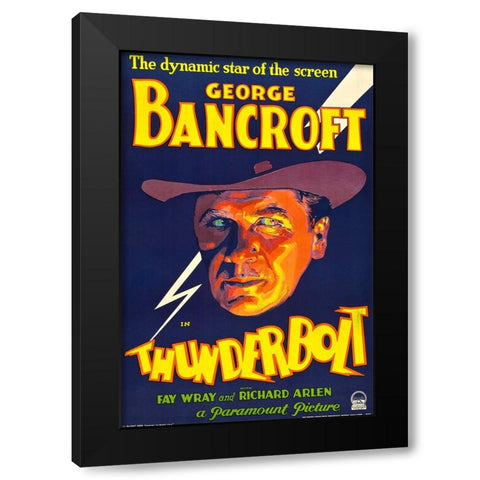 Thunderbolt-1929 Black Modern Wood Framed Art Print with Double Matting by Vintage Hollywood Archive
