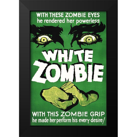 White Zombie-1932 Black Modern Wood Framed Art Print by Vintage Hollywood Archive