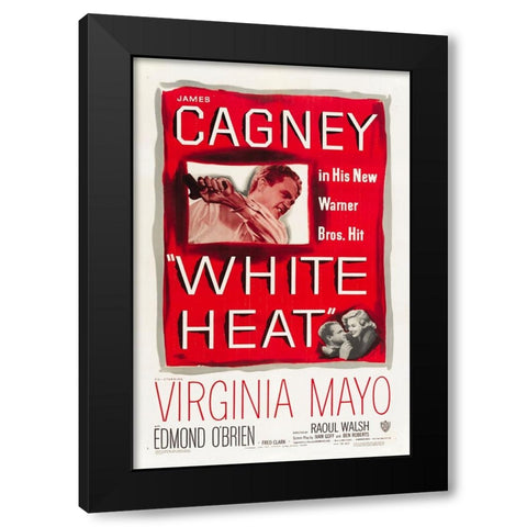 White Heat-1949 Black Modern Wood Framed Art Print by Vintage Hollywood Archive