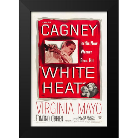 White Heat-1949 Black Modern Wood Framed Art Print by Vintage Hollywood Archive