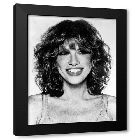 Carly Simon-1978 Black Modern Wood Framed Art Print with Double Matting by Vintage Music Archive