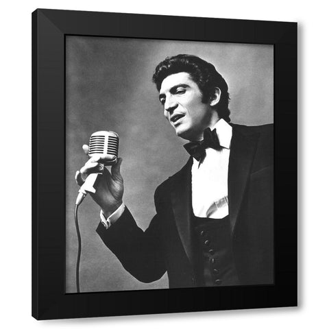 Sergio Franchi-1970 Black Modern Wood Framed Art Print with Double Matting by Vintage Music Archive