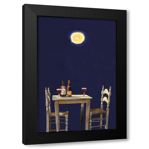 Le Ombre Della Luna Black Modern Wood Framed Art Print by Borelli, Guido