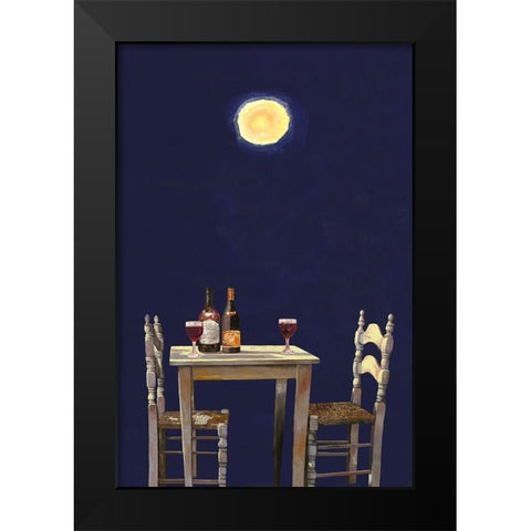 Le Ombre Della Luna Black Modern Wood Framed Art Print by Borelli, Guido