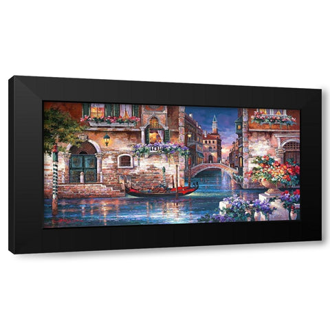 Isnt It Romantic Black Modern Wood Framed Art Print by Lee, James