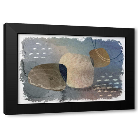 Clarification Black Modern Wood Framed Art Print by Naskrent, Delores