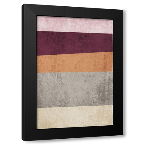 Modern minimalist I Black Modern Wood Framed Art Print with Double Matting by Orlov, Irena