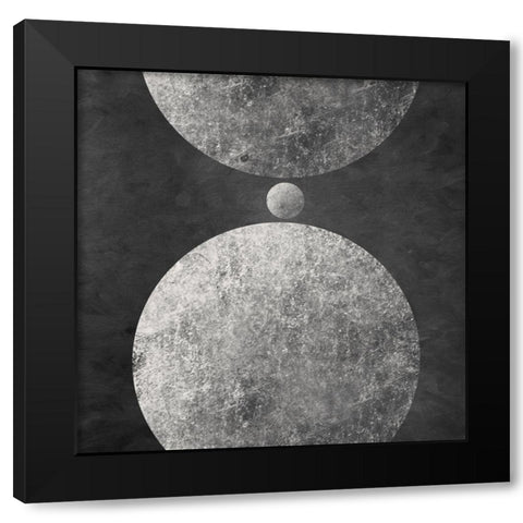 Geometry Mystery Moon I Black Modern Wood Framed Art Print by Orlov, Irena