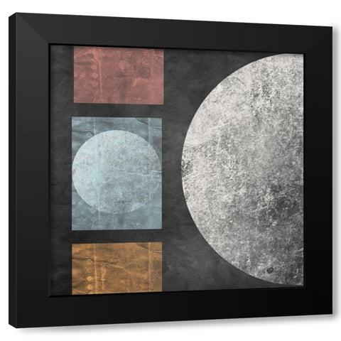 Geometry Mystery Moon II Black Modern Wood Framed Art Print with Double Matting by Orlov, Irena