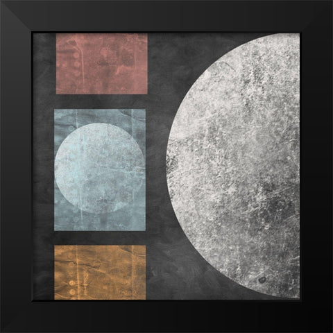 Geometry Mystery Moon II Black Modern Wood Framed Art Print by Orlov, Irena