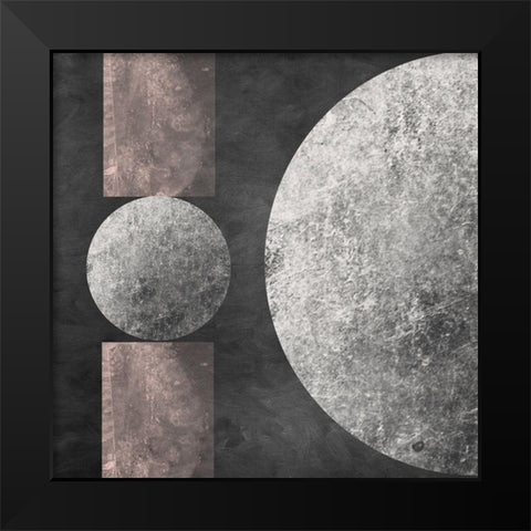 Geometry Mystery Moon III Black Modern Wood Framed Art Print by Orlov, Irena
