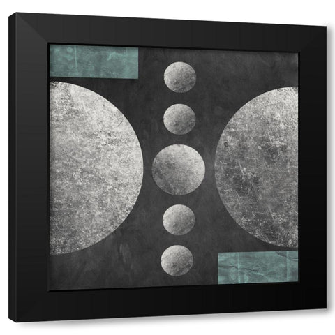 Geometry Mystery Moon VI Black Modern Wood Framed Art Print by Orlov, Irena