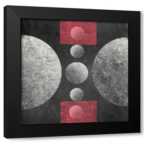 Geometry Mystery Moon VII Black Modern Wood Framed Art Print by Orlov, Irena
