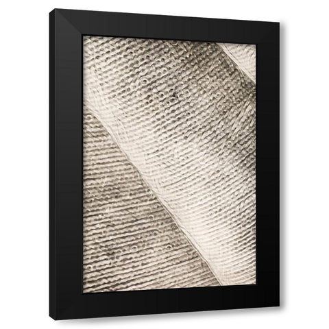 Woven Geometric Abstract II Black Modern Wood Framed Art Print by Aldridge, Ashley