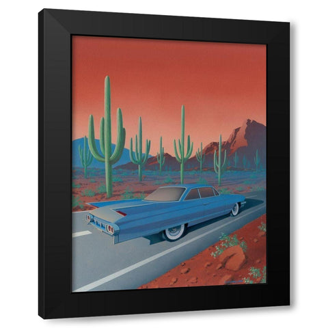 Saguaro National Park Black Modern Wood Framed Art Print by Courtney, Richard