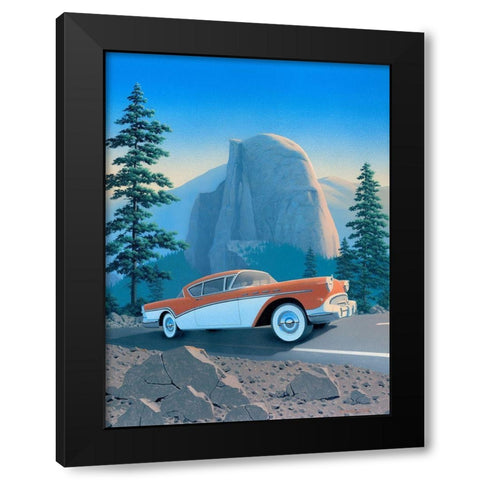Yosemite Black Modern Wood Framed Art Print by Courtney, Richard