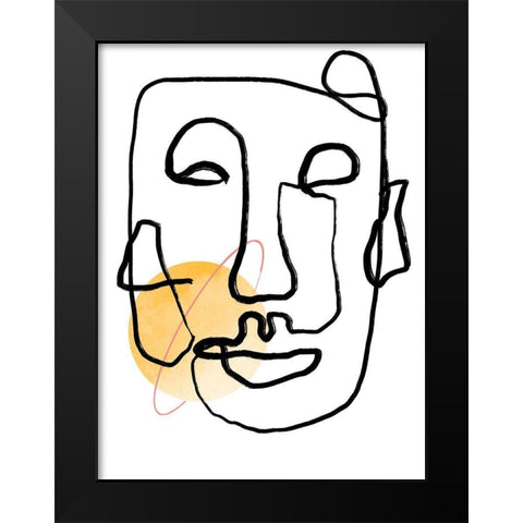 Into the Void II Black Modern Wood Framed Art Print by Holman, Nicholas