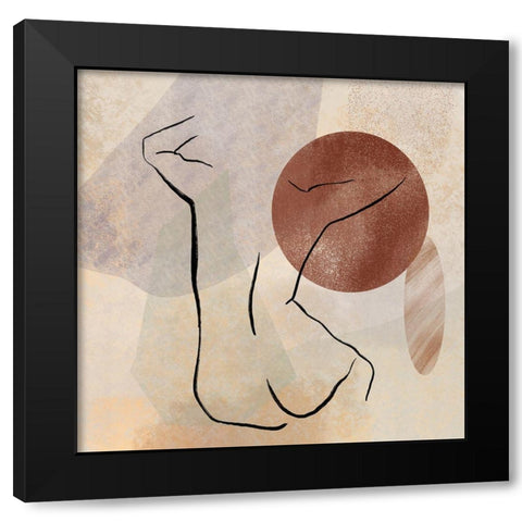 Sunday Afternoon II Black Modern Wood Framed Art Print with Double Matting by Holman, Nicholas